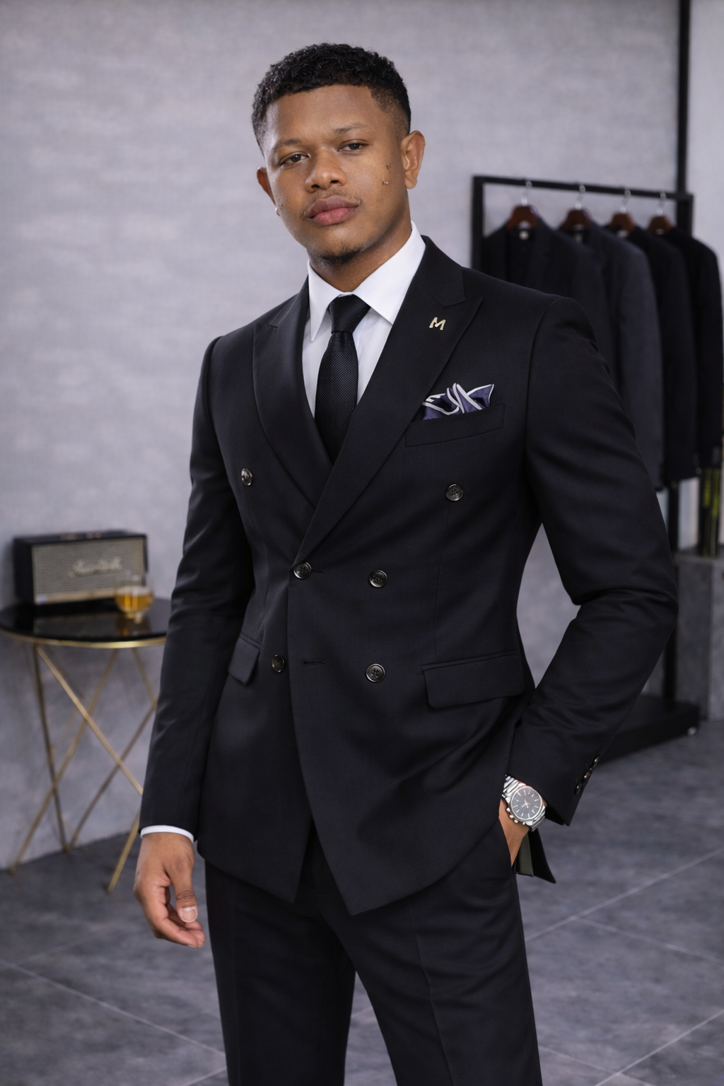 Costume Homme Bleu Clair Double Boutonnage - Élégance Moderne Premium